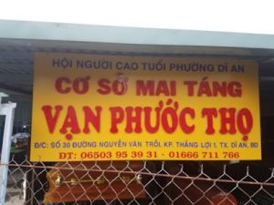 Cơ Sở Trại Hòm Mai Táng Vạn Phước Thọ Bình Dương